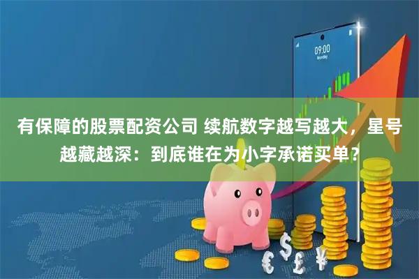 有保障的股票配资公司 续航数字越写越大，星号越藏越深：到底谁在为小字承诺买单？